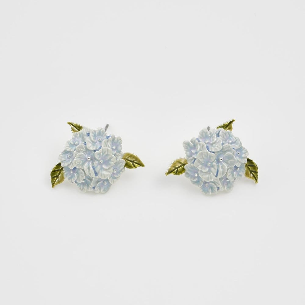 Fable England 繡球花耳環