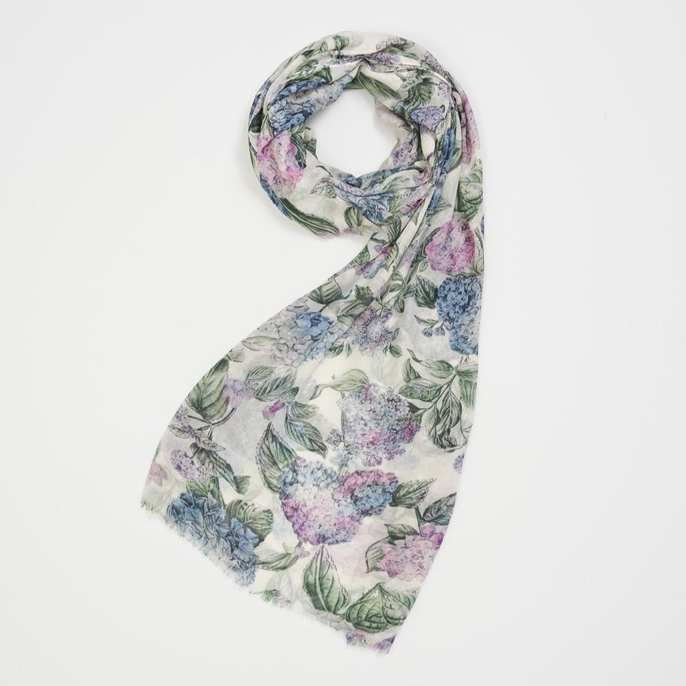 Fable England 繡球花輕量圍巾
