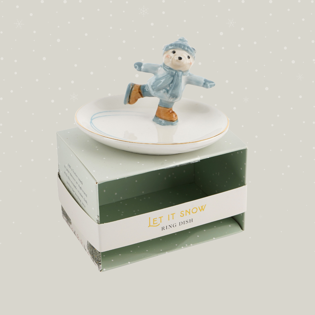 CGB 滑冰小熊飾品盤