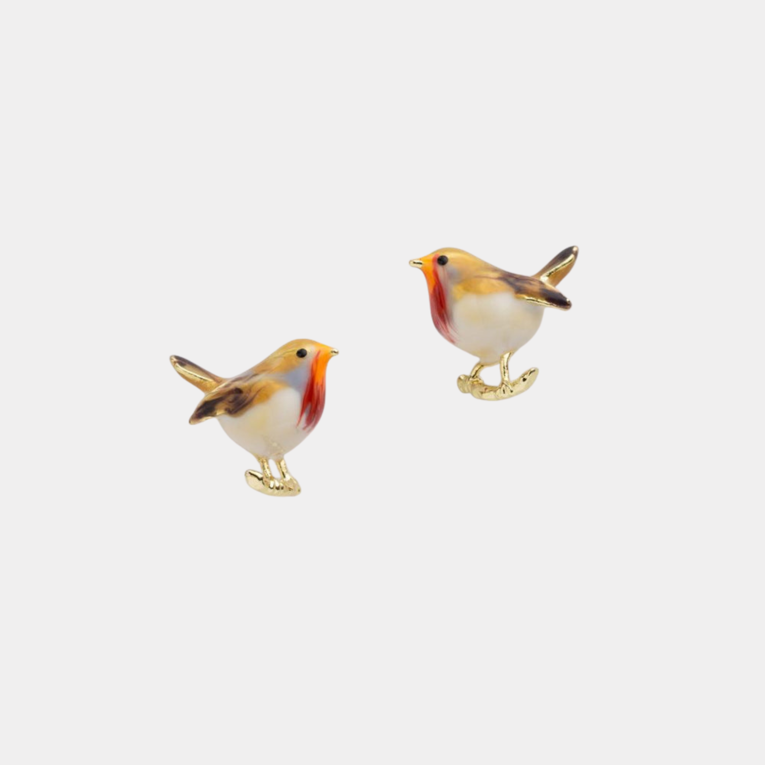 Bill Skinner 知更鳥耳環