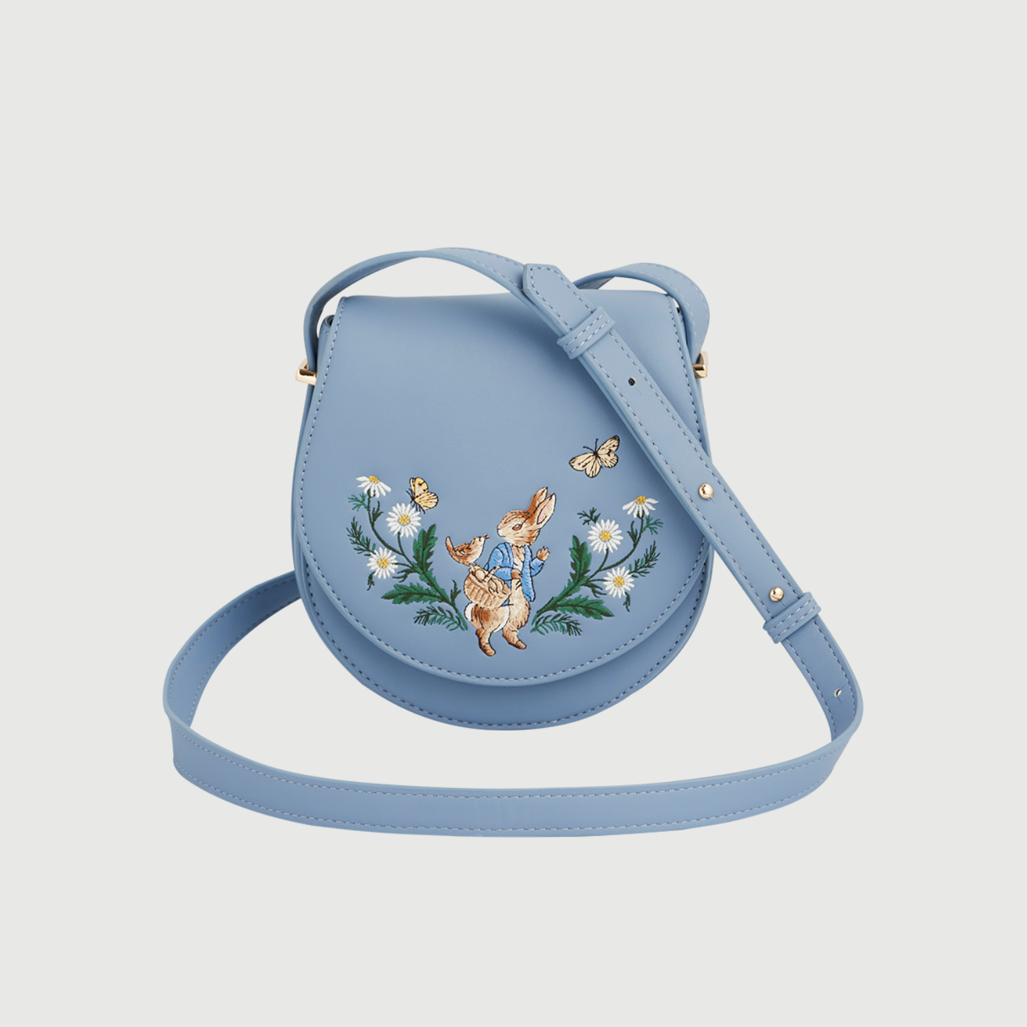 Fable England 彼得兔刺繡馬鞍包