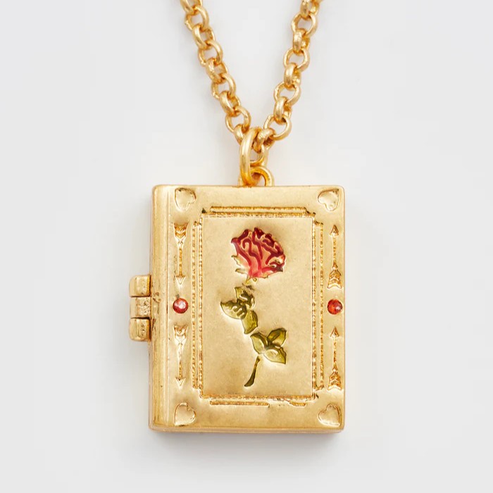 Fable England 古典玫瑰相片項鍊