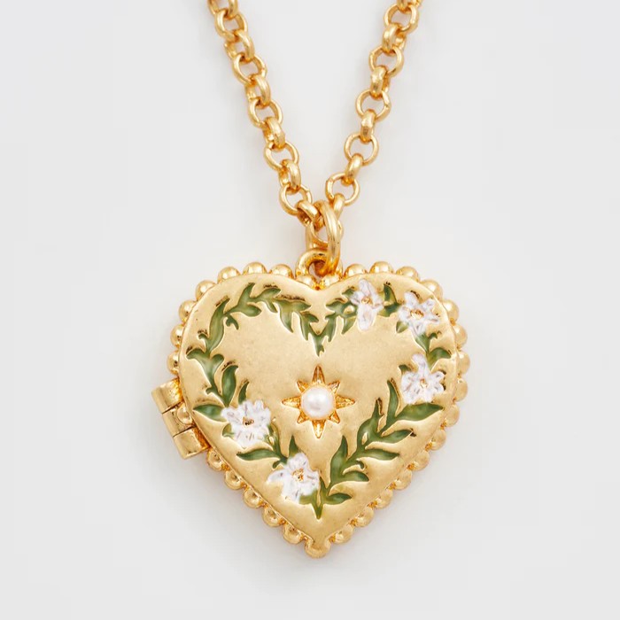 Fable England 百合花相片項鍊