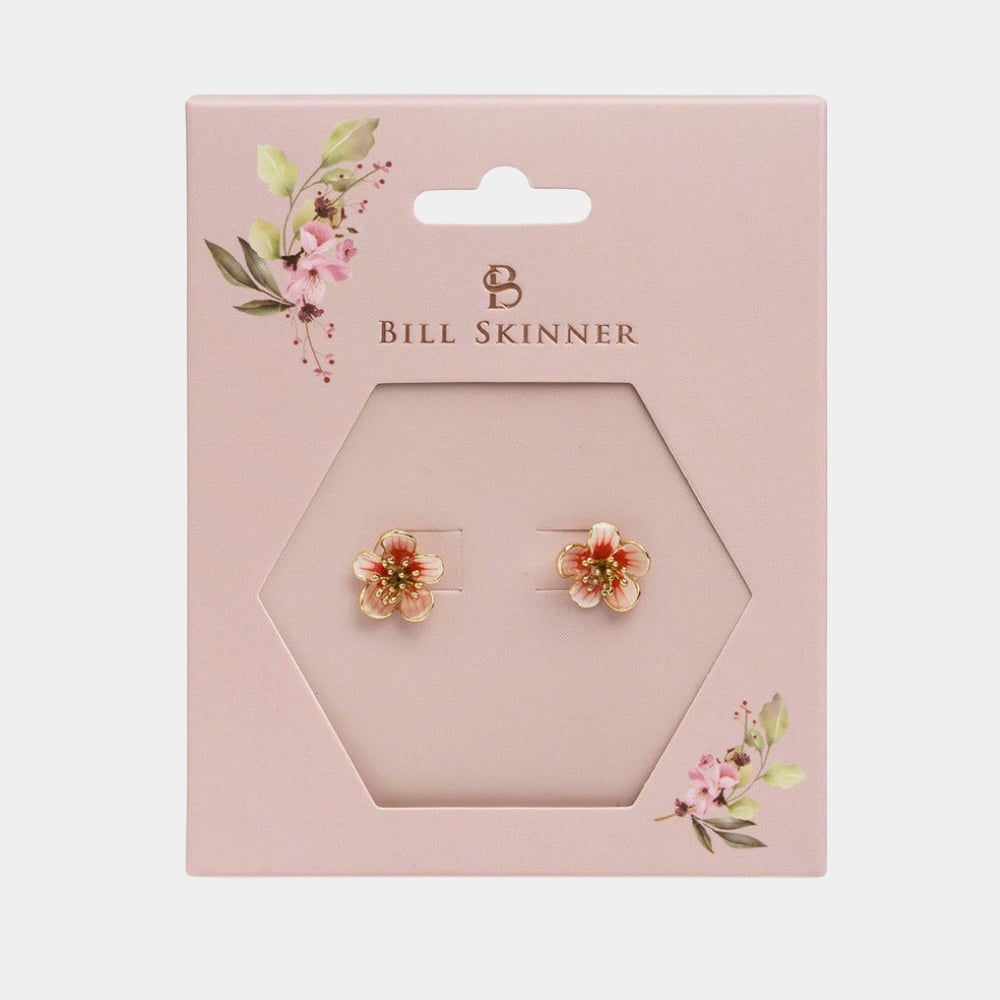 Bill Skinner 蘋果花耳環