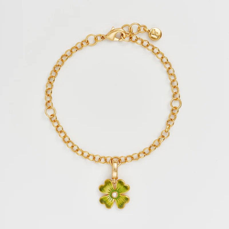 Fable England 幸運草珍珠手鍊