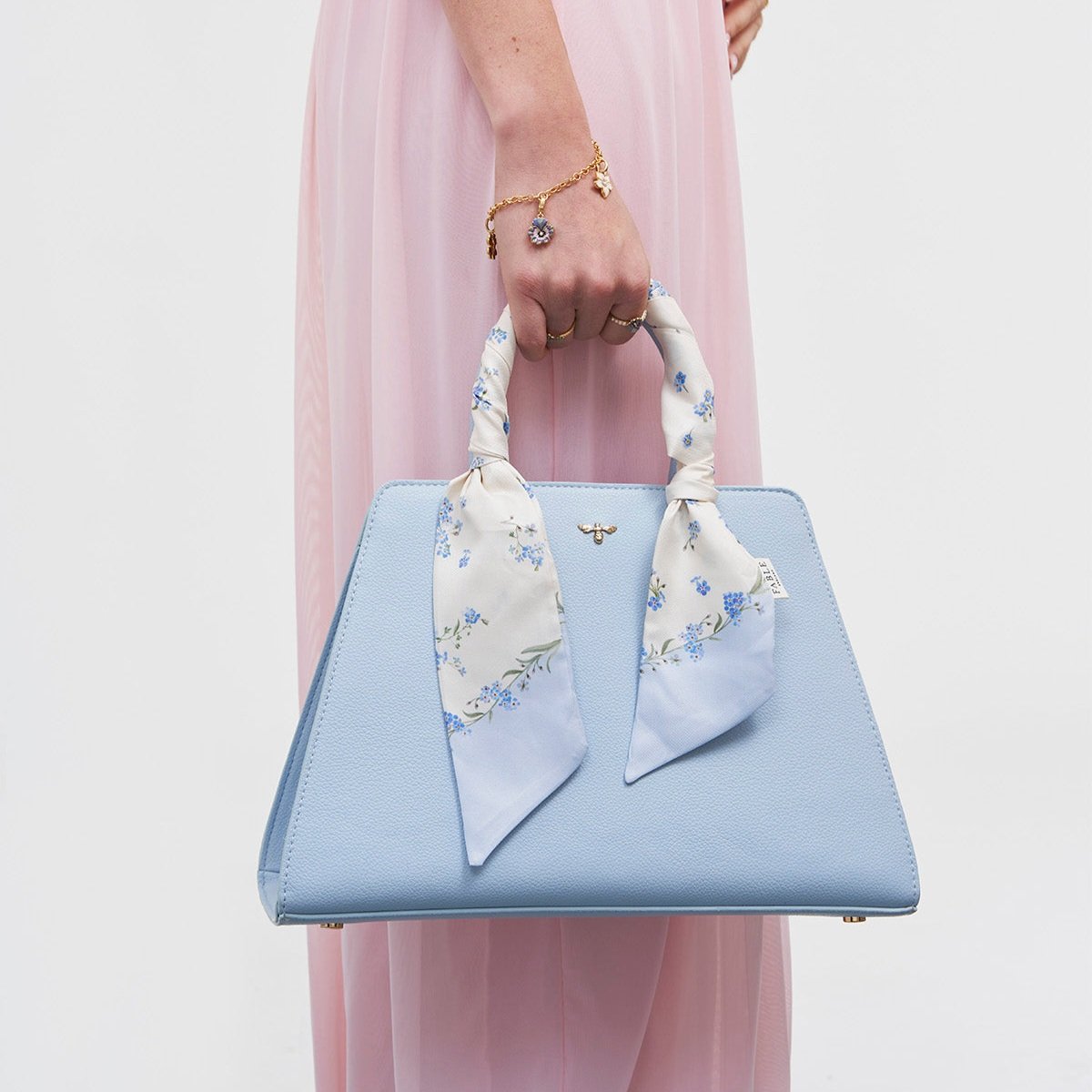 Fable England 藍色優雅托特包