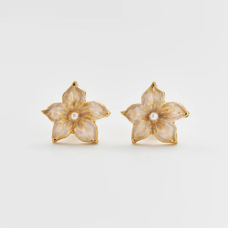 Fable England 茉莉花小耳環