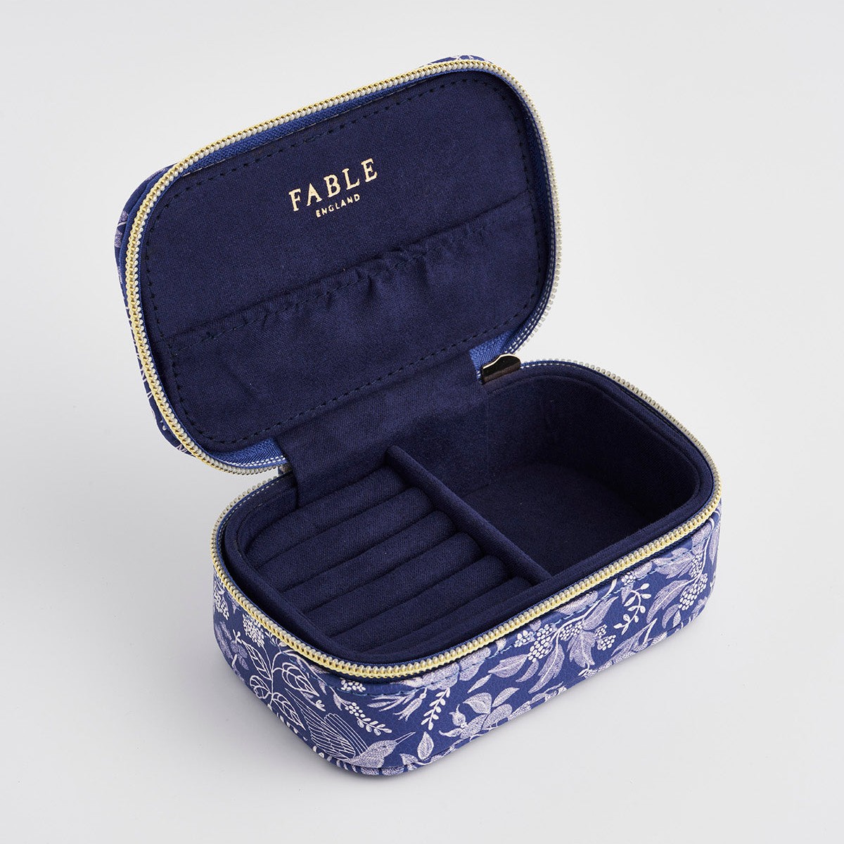 Fable England 藍調花卉飾品盒