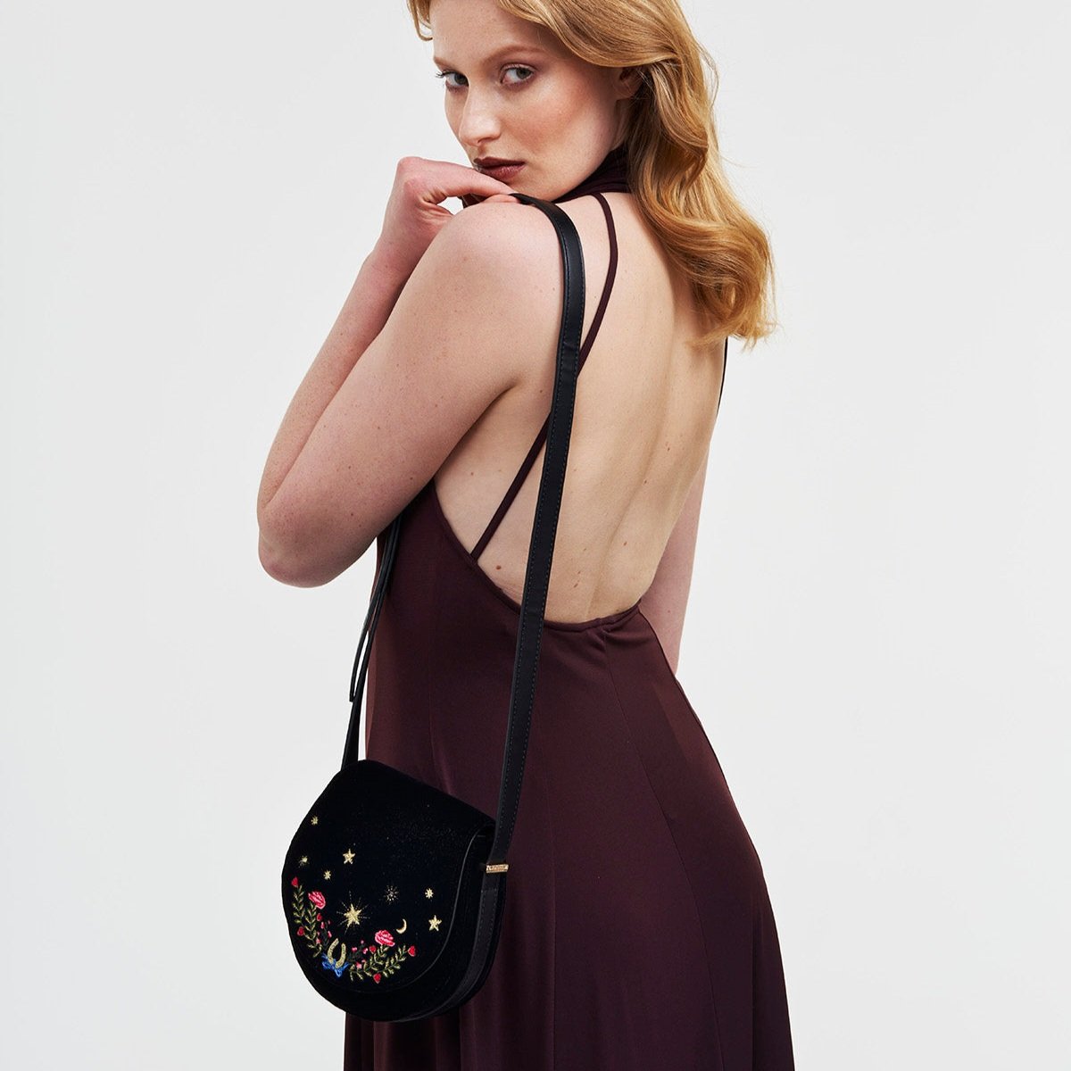 Fable England 星夜刺繡馬鞍包