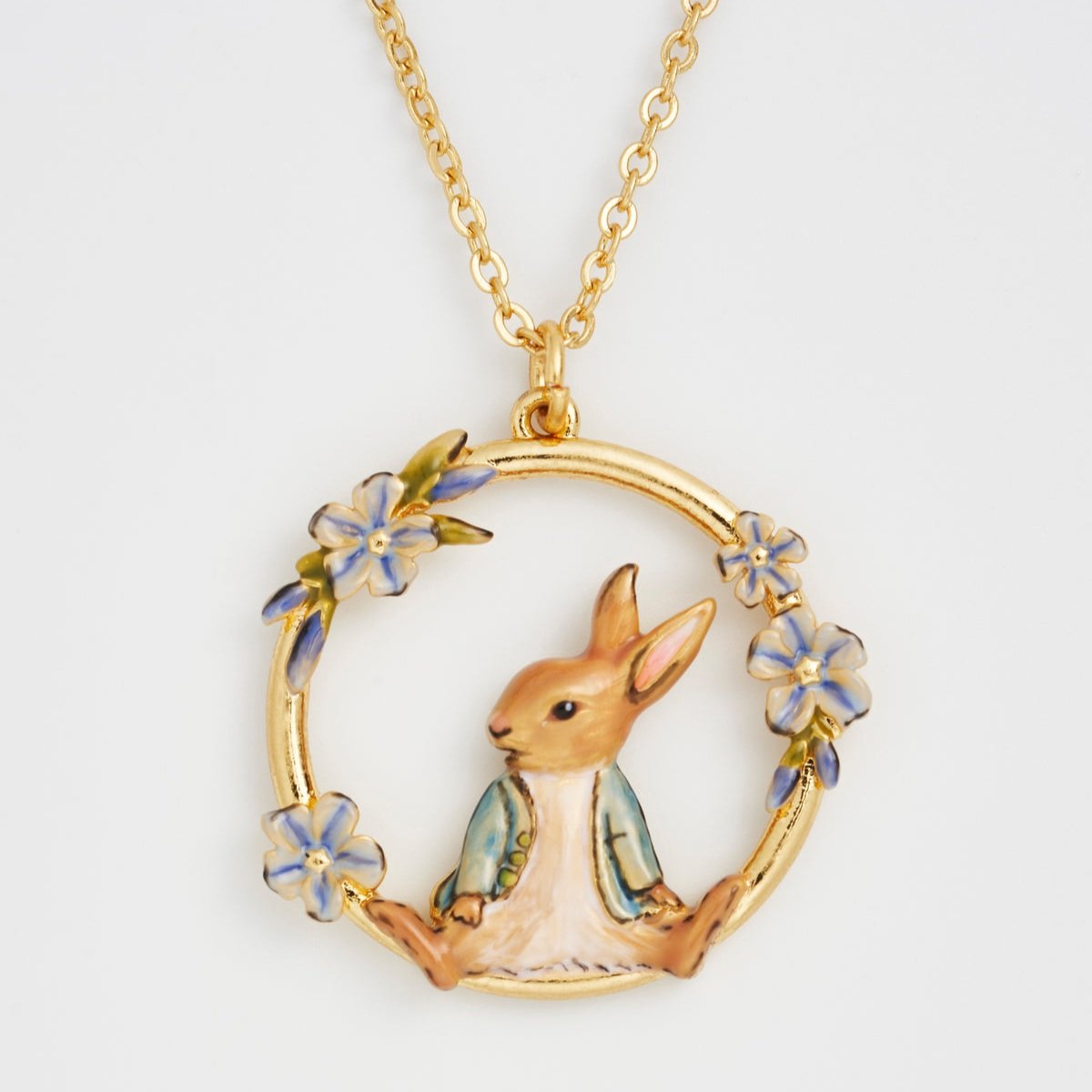 Fable England 彼得兔勿忘我項鍊