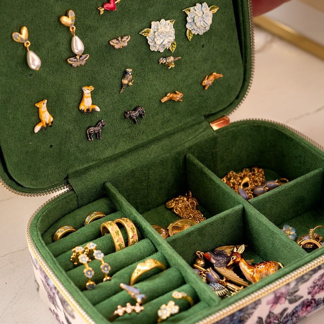 Fable England 繡球花飾品盒