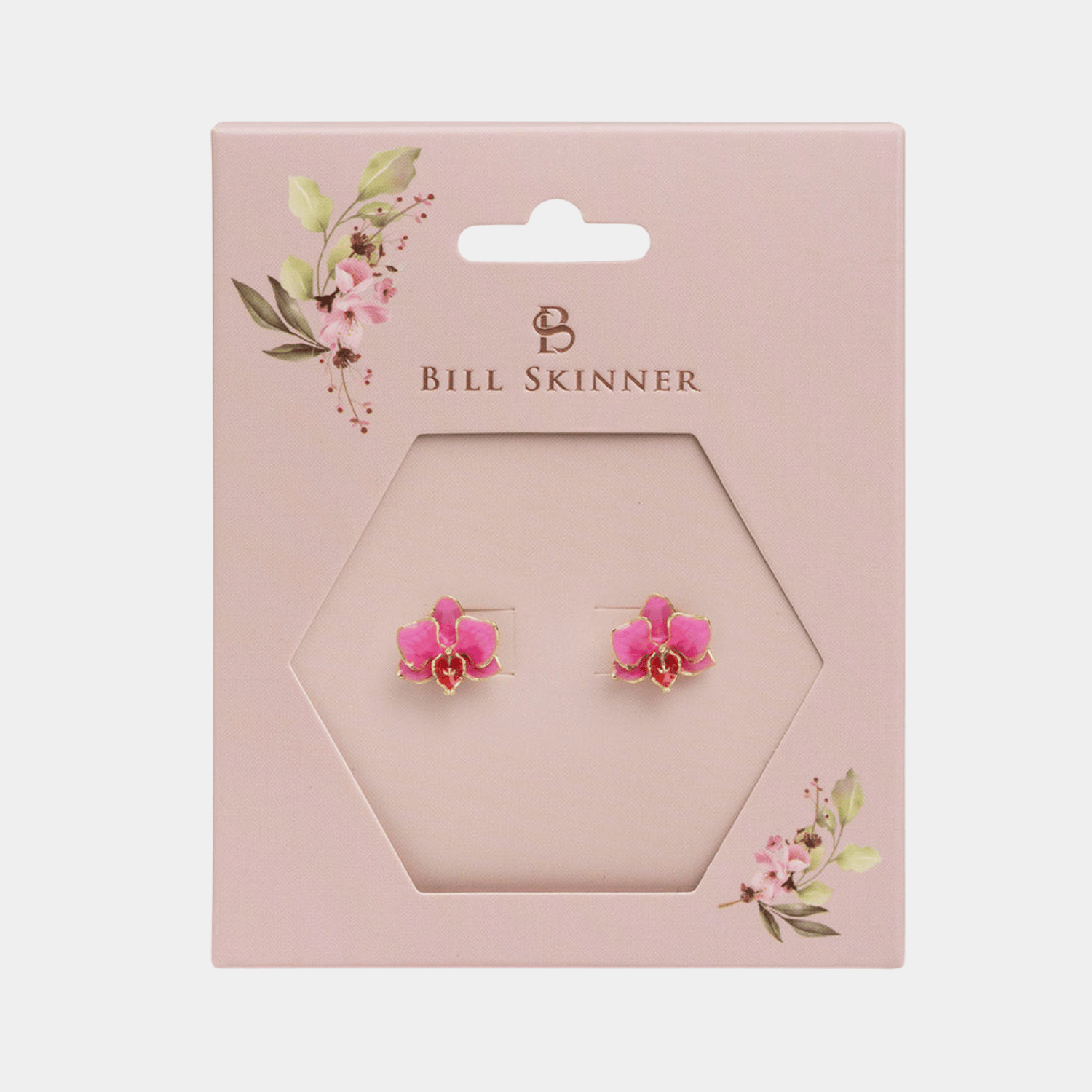 Bill Skinner 春日蘭花耳環