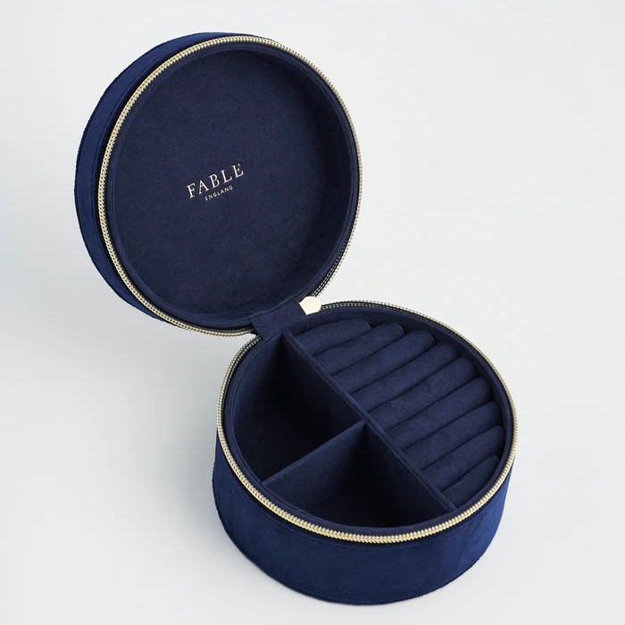 Fable England 紅蛺蝶刺繡飾品盒