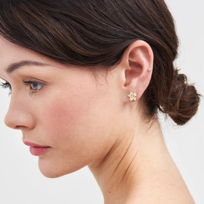 Fable England 茉莉花小耳環