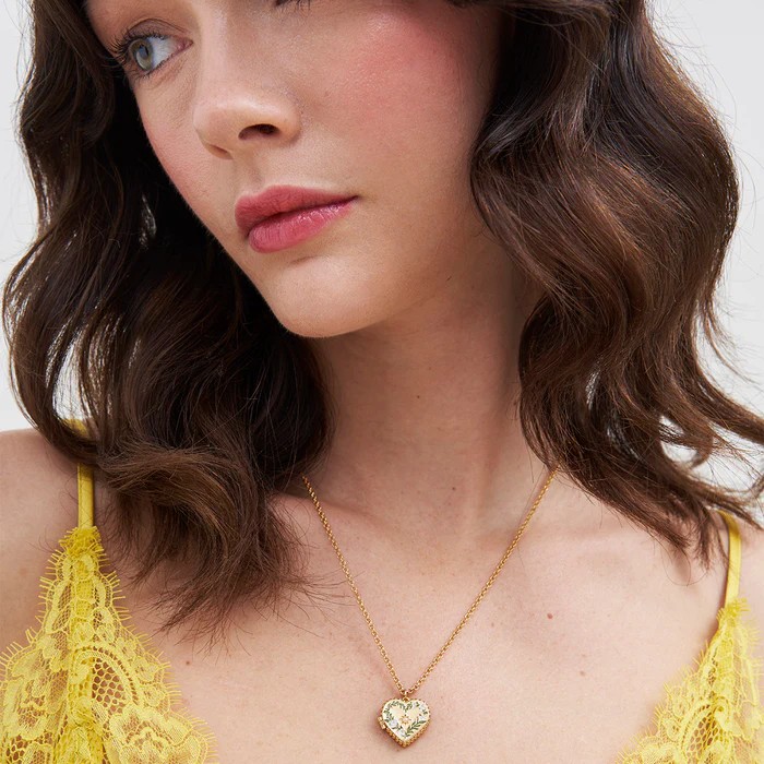 Fable England 百合花相片項鍊