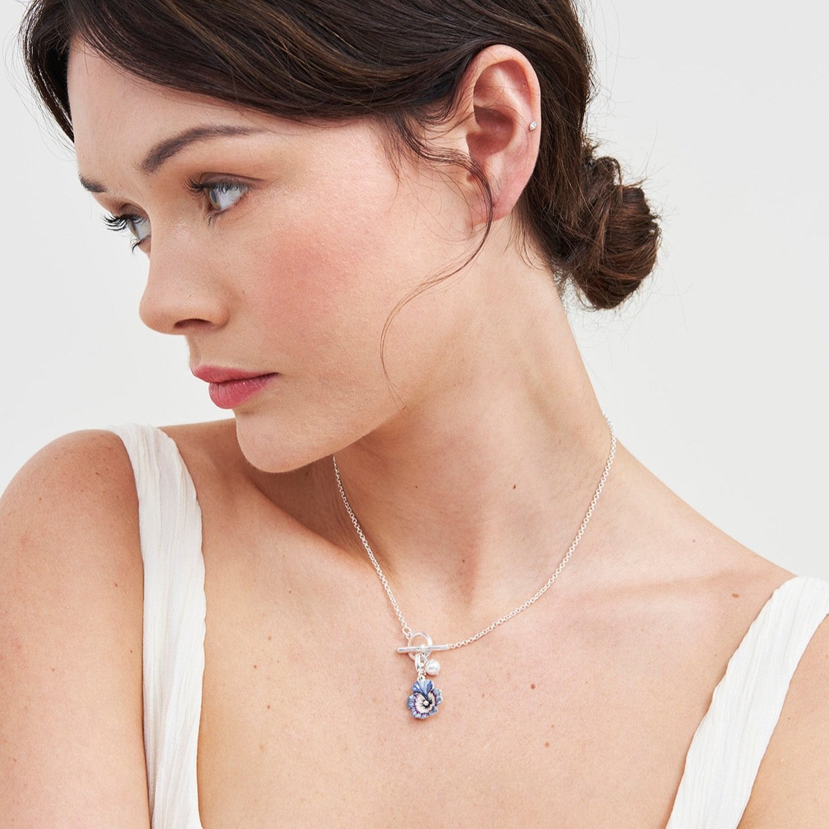 Fable England 三色堇OT項鍊