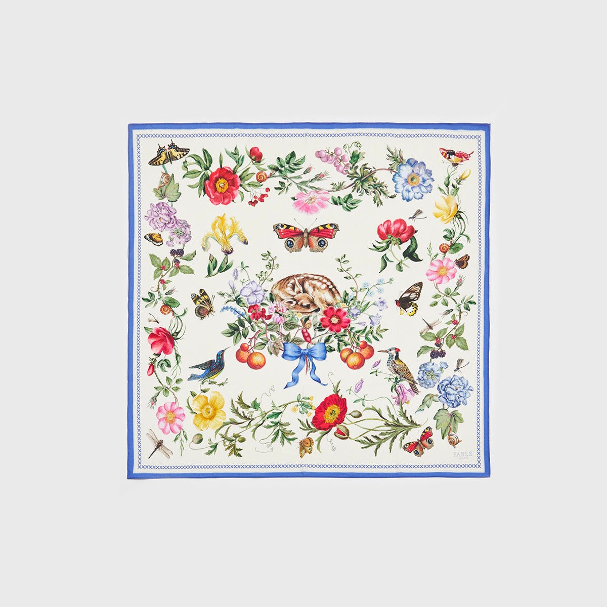 Fable England 小鹿物語絲質絲巾