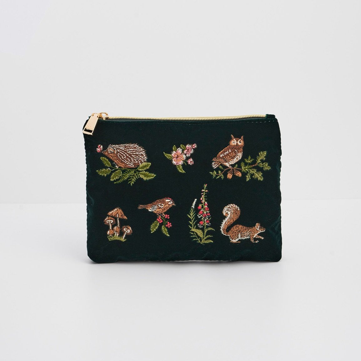 Fable England 森林刺繡收納包