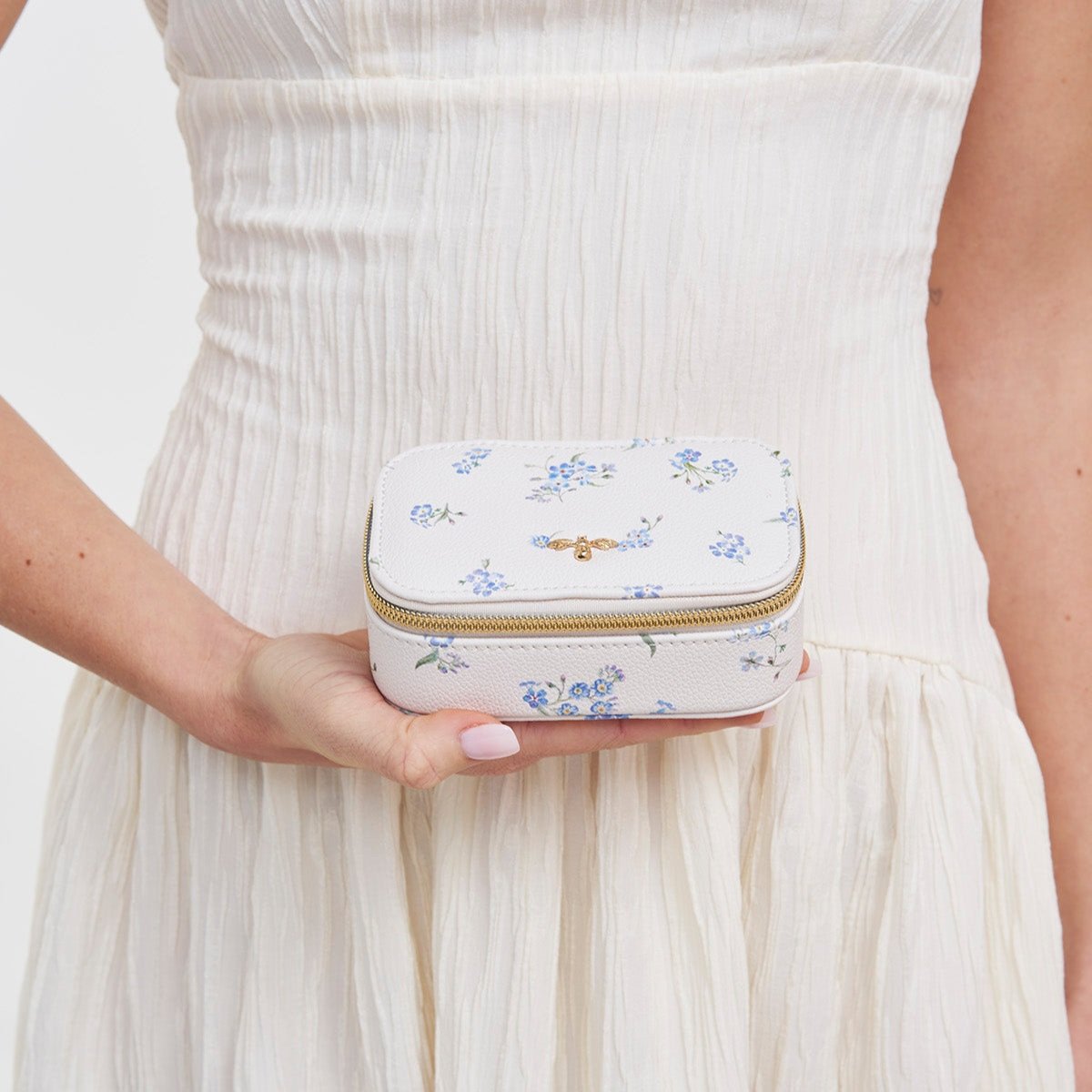 Fable England 花卉皮革飾品盒