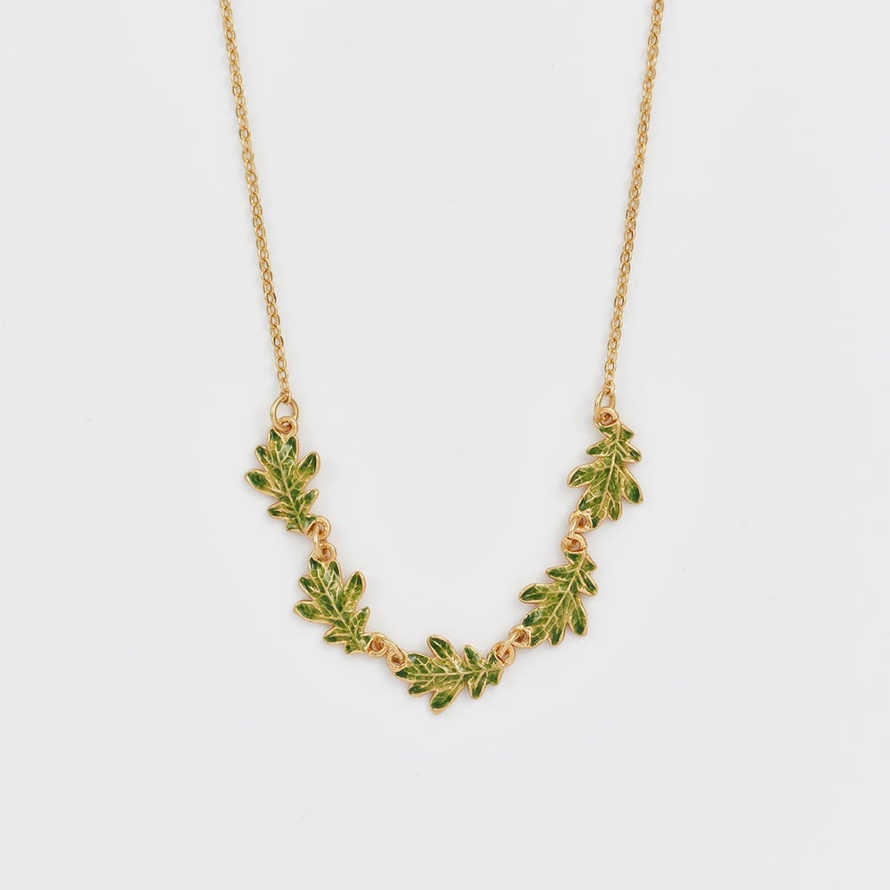 Fable England 綠橡葉頸鍊