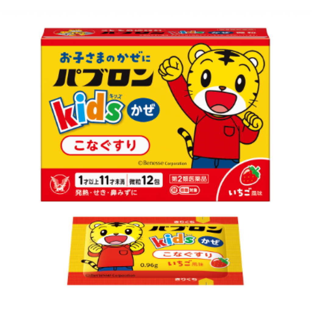 大正百保能 兒童綜合感冒藥 12包 巧虎版