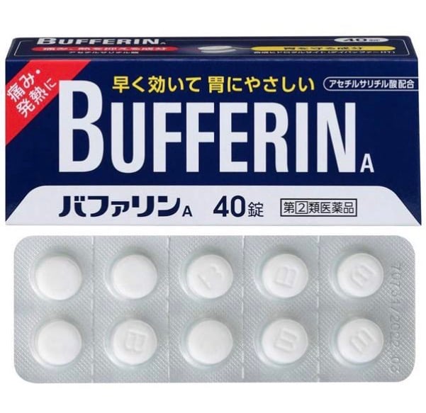 日本 獅王 LION BUFFERIN A 解熱 止 痛 藥 40錠