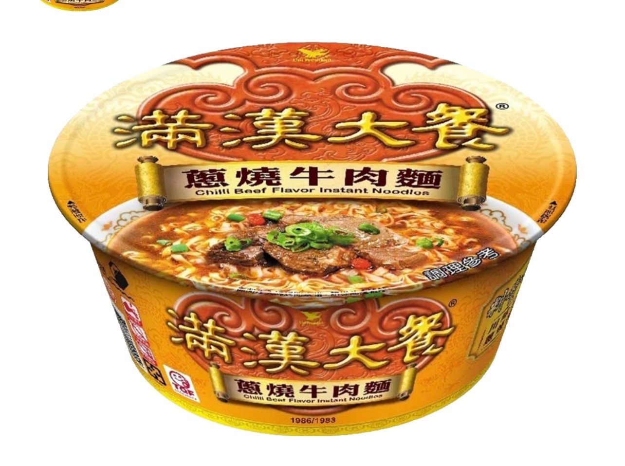 統一 滿漢大餐 蔥燒牛肉麵 192g （單碗）