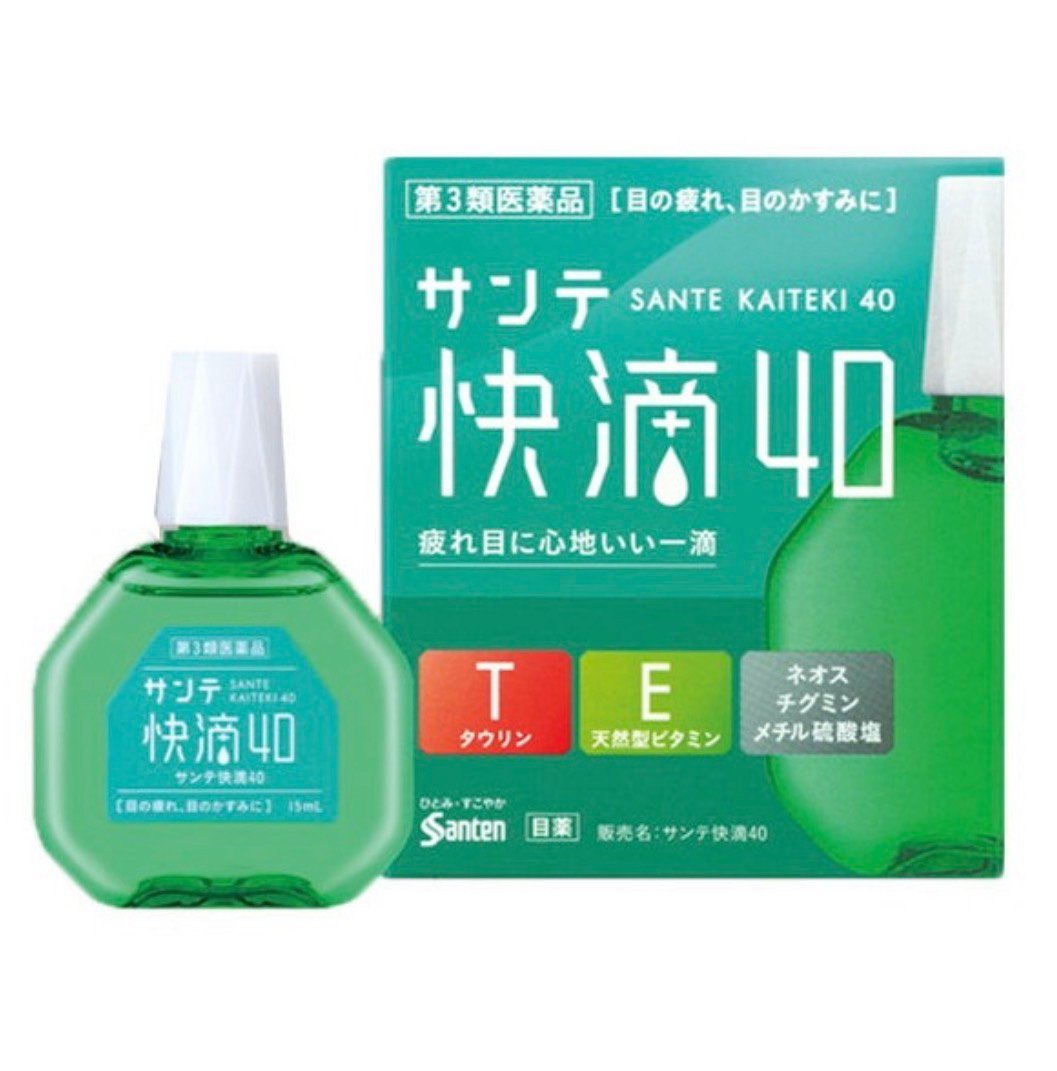 參天 SANTEN 快滴40眼藥水 15ml  清涼感度3