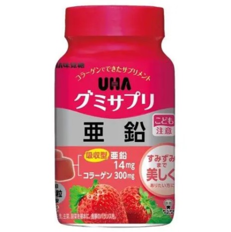 UHA 味覺糖 亞鉛 營養軟糖 60粒 30日份(罐裝)