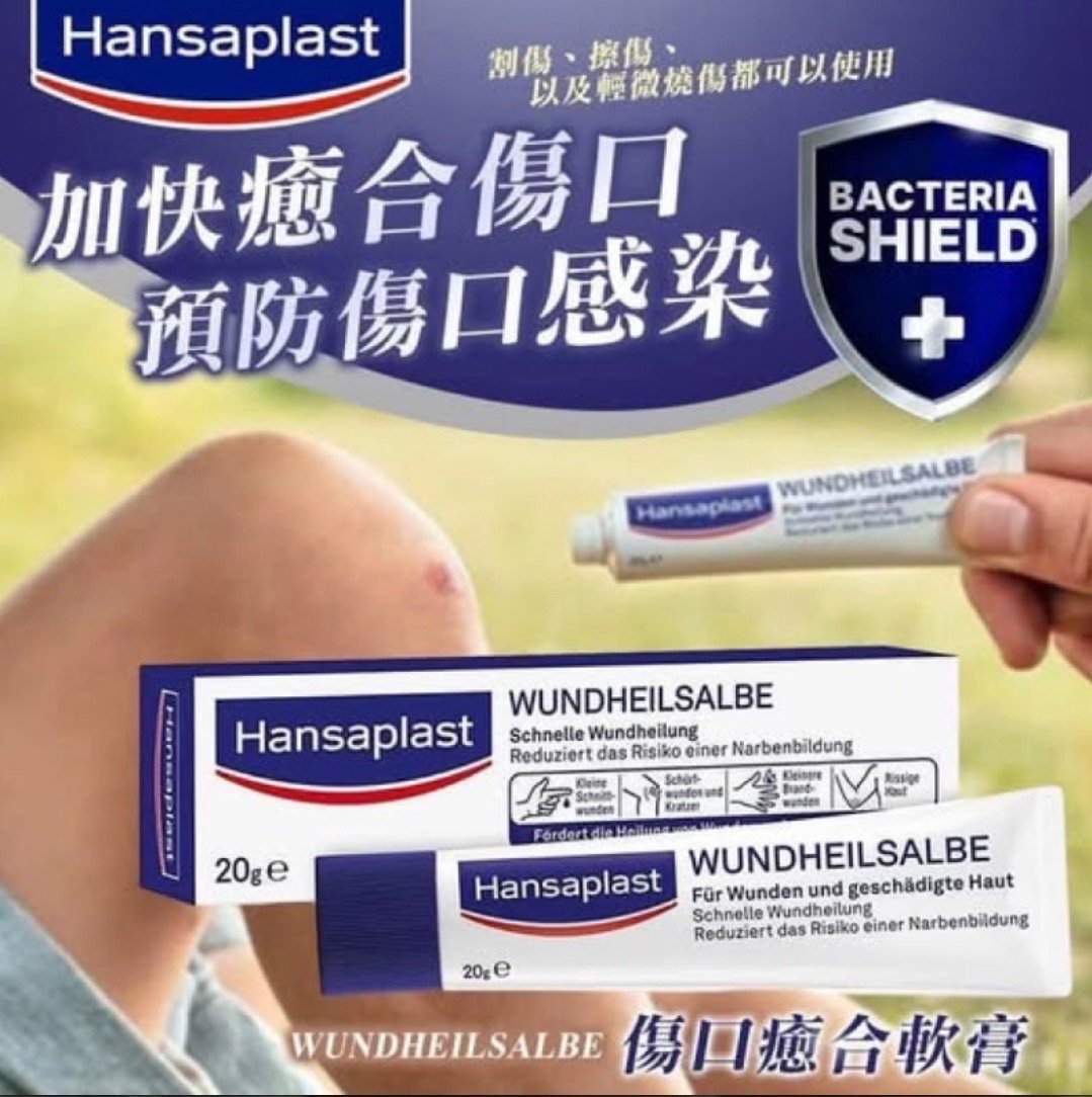 🇩🇪德國Hansaplast Wundheilsalbe 傷口癒合軟膏 20g