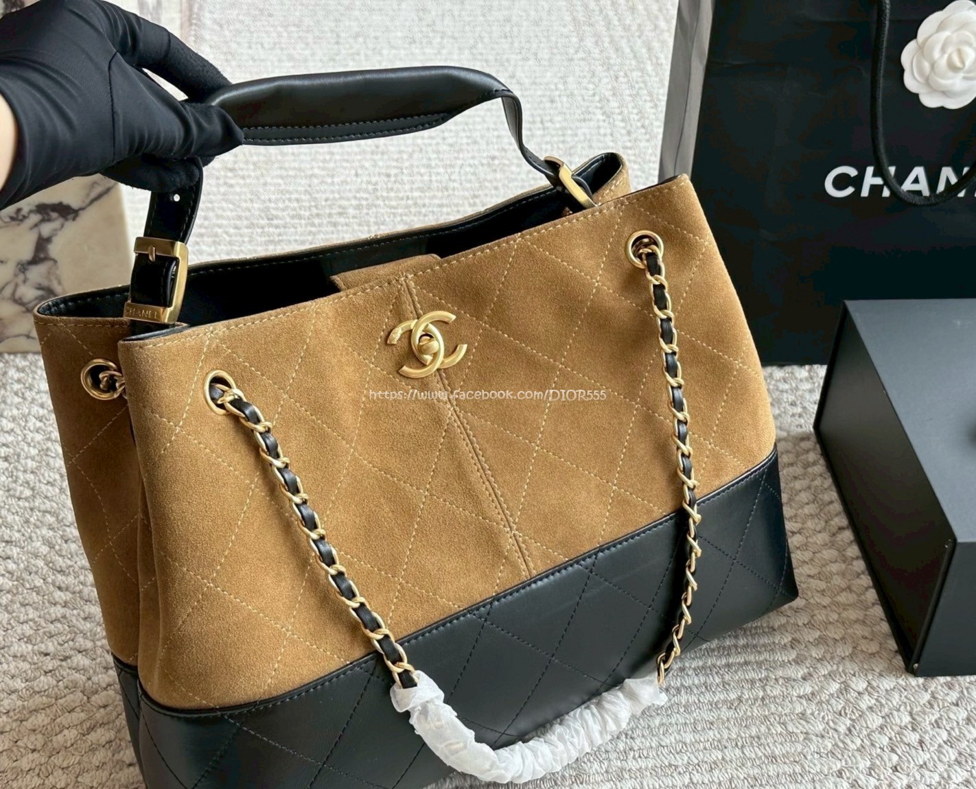 小香25a麂皮托特包