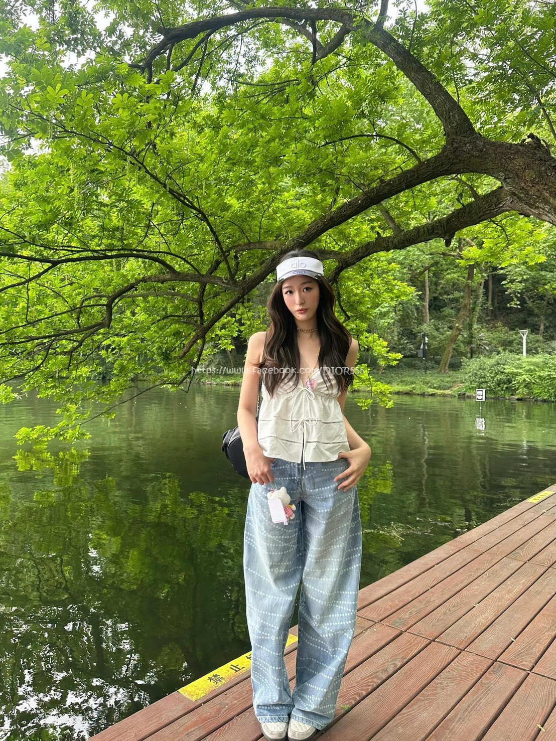 小香鏈條牛仔褲