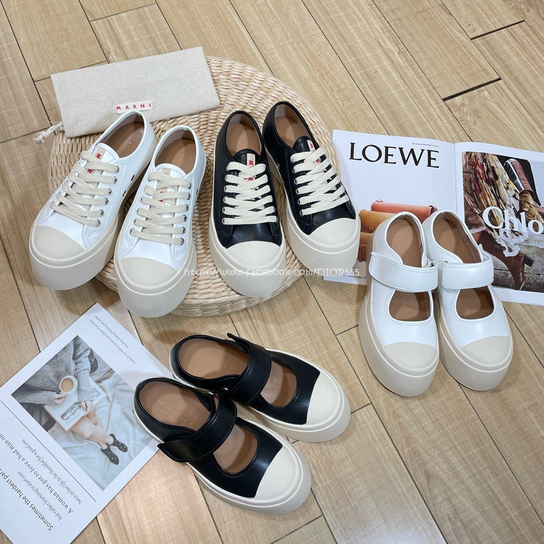 MARNI MN大頭厚底休閒鞋