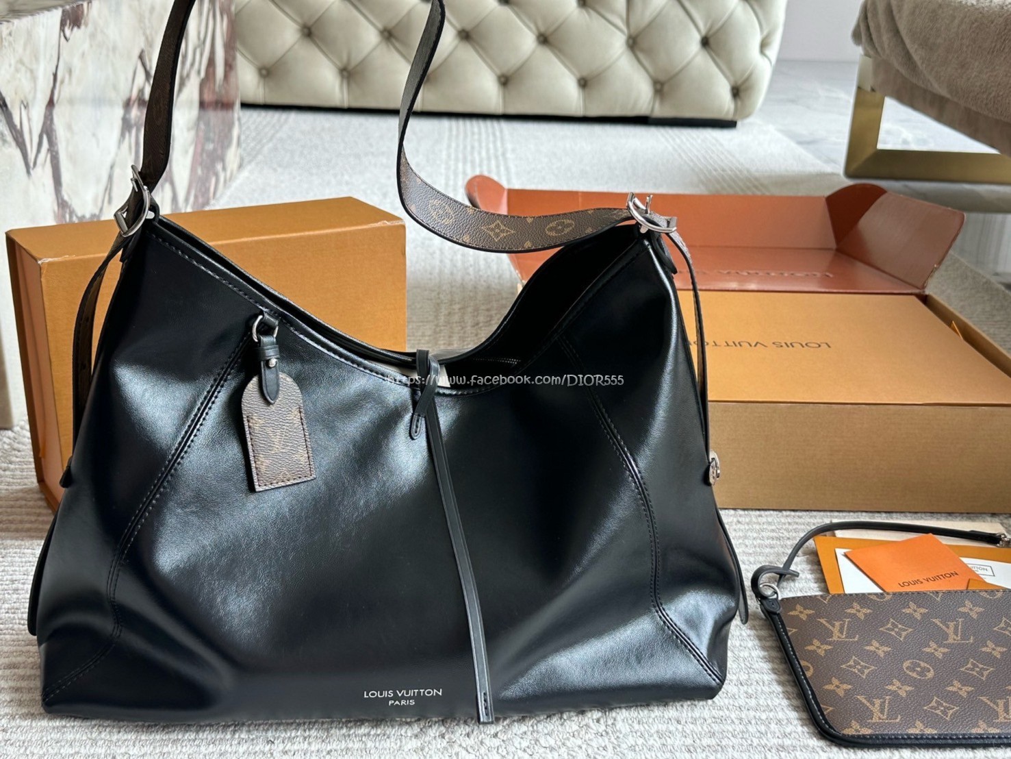 LV  Carry all DARK大