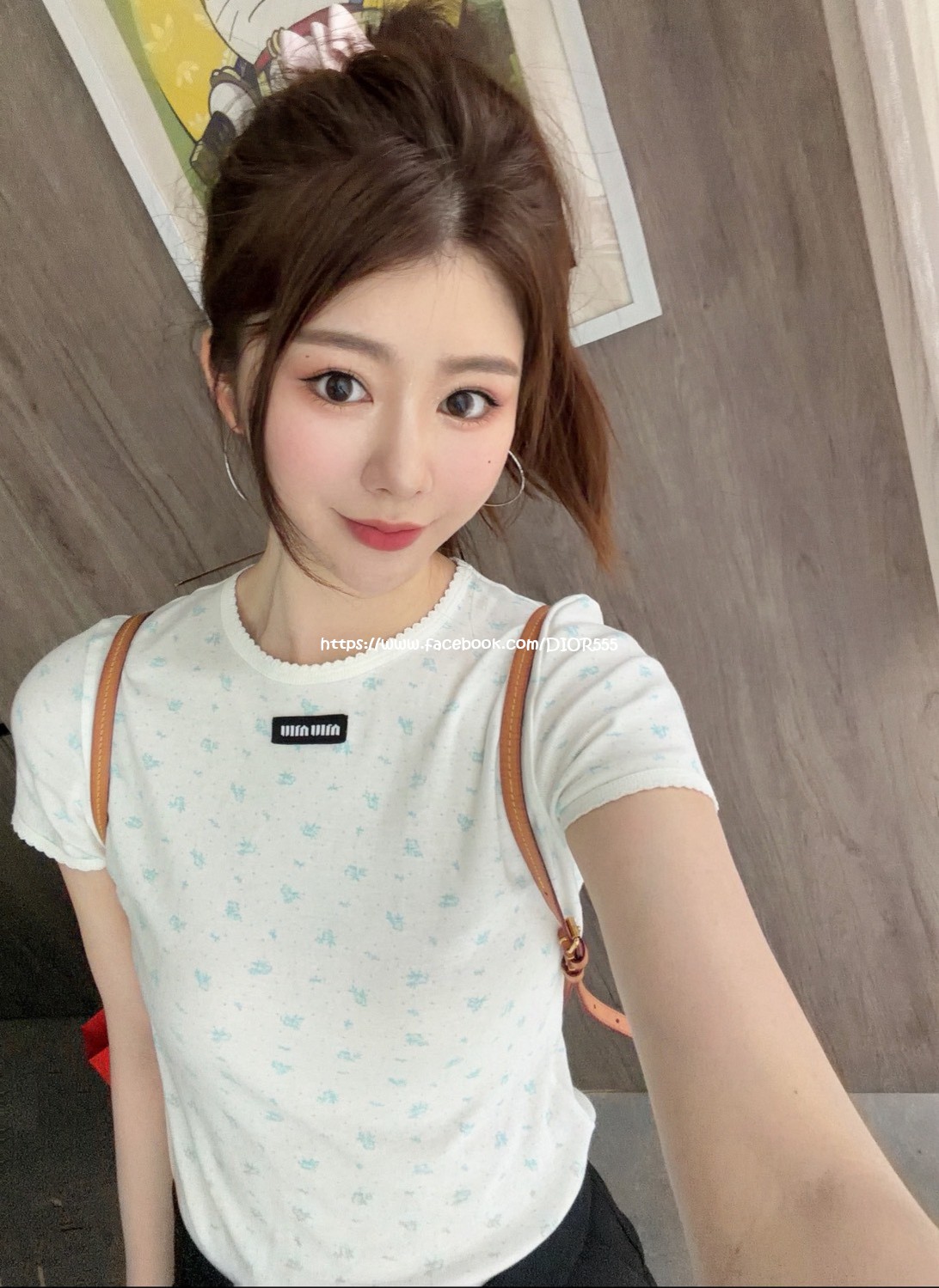 miu miu小碎花短袖T