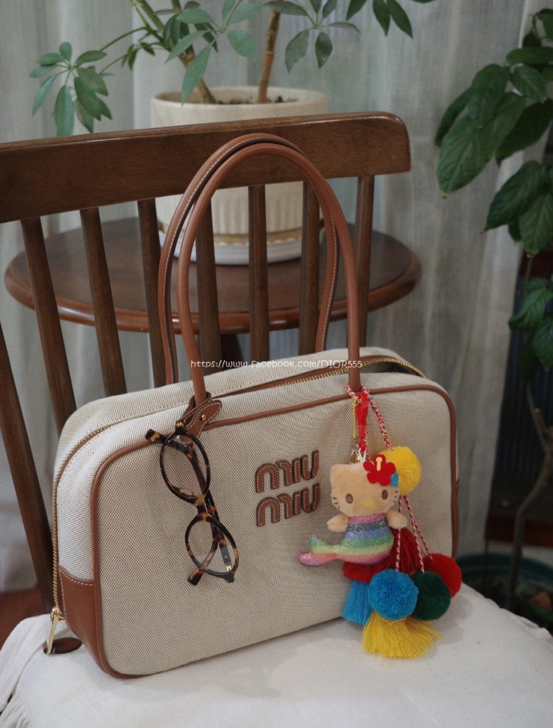 miumiu保齡球公文包 