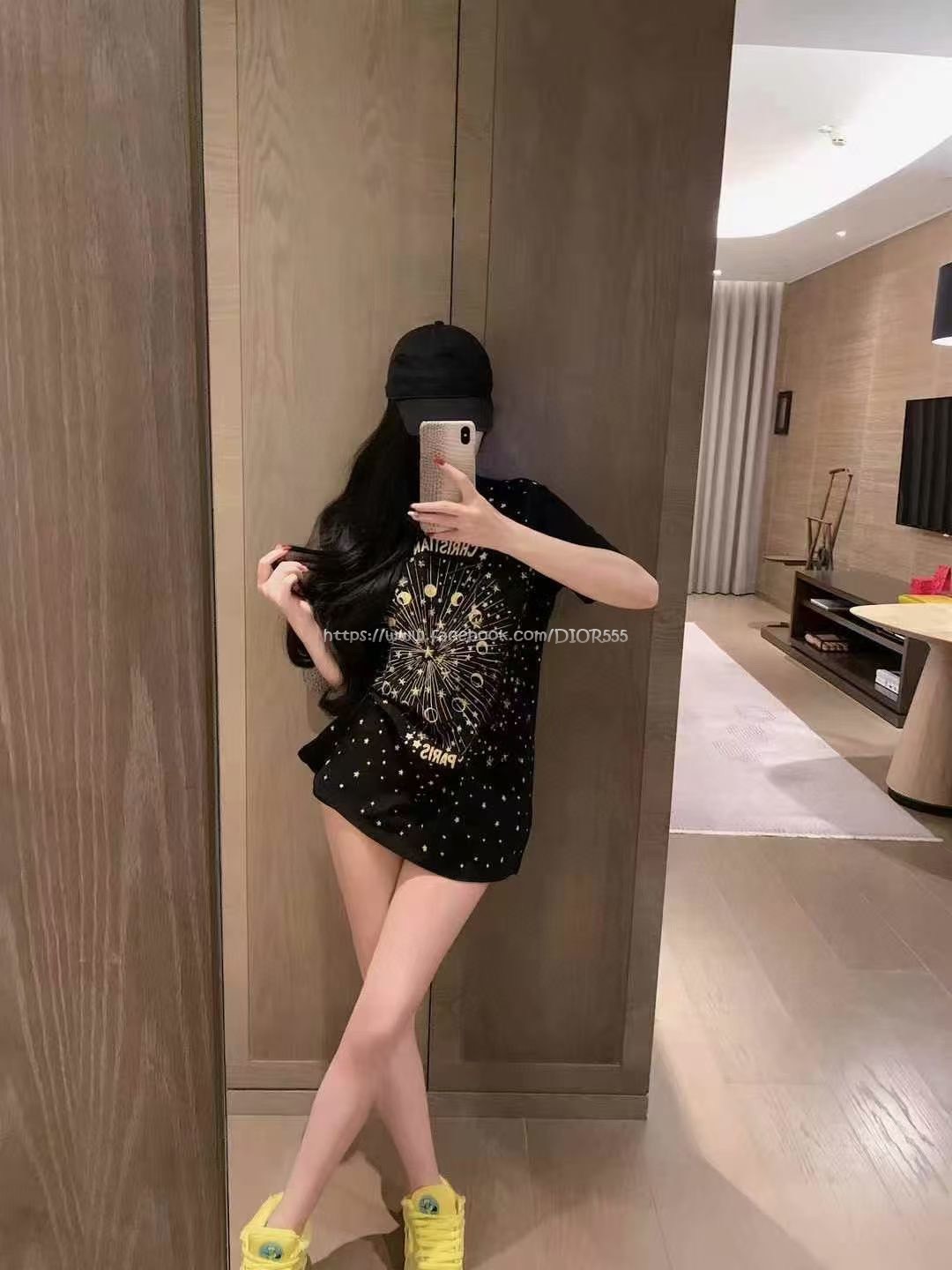 Dior 燙金滿天星T