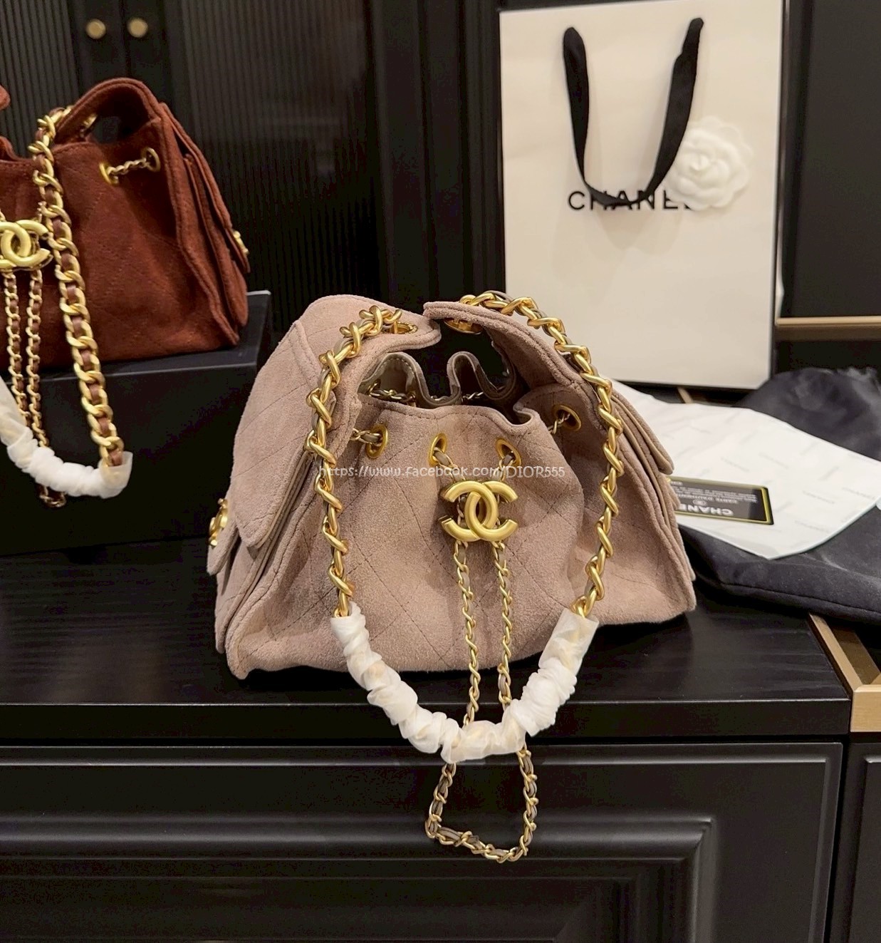 小香mini抽繩水桶hobo包