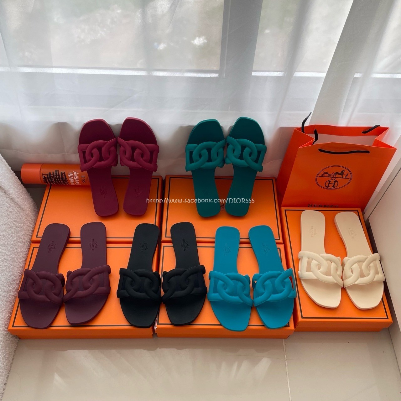 Hermes豬鼻子拖鞋  