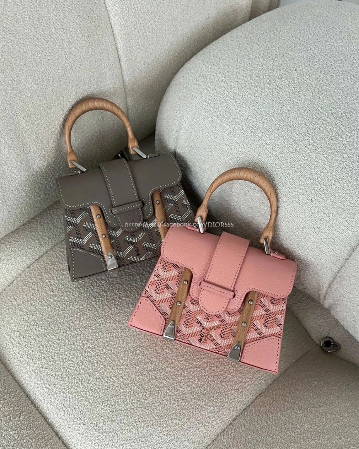 Goyard西貢硬箱手提包