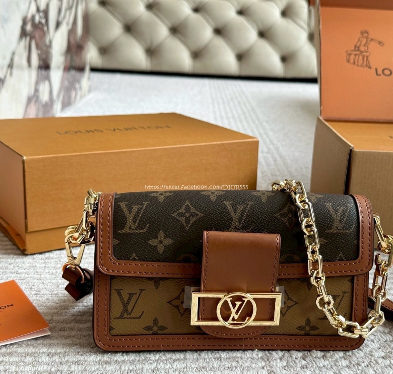 LV 達芙妮 鏈條包 