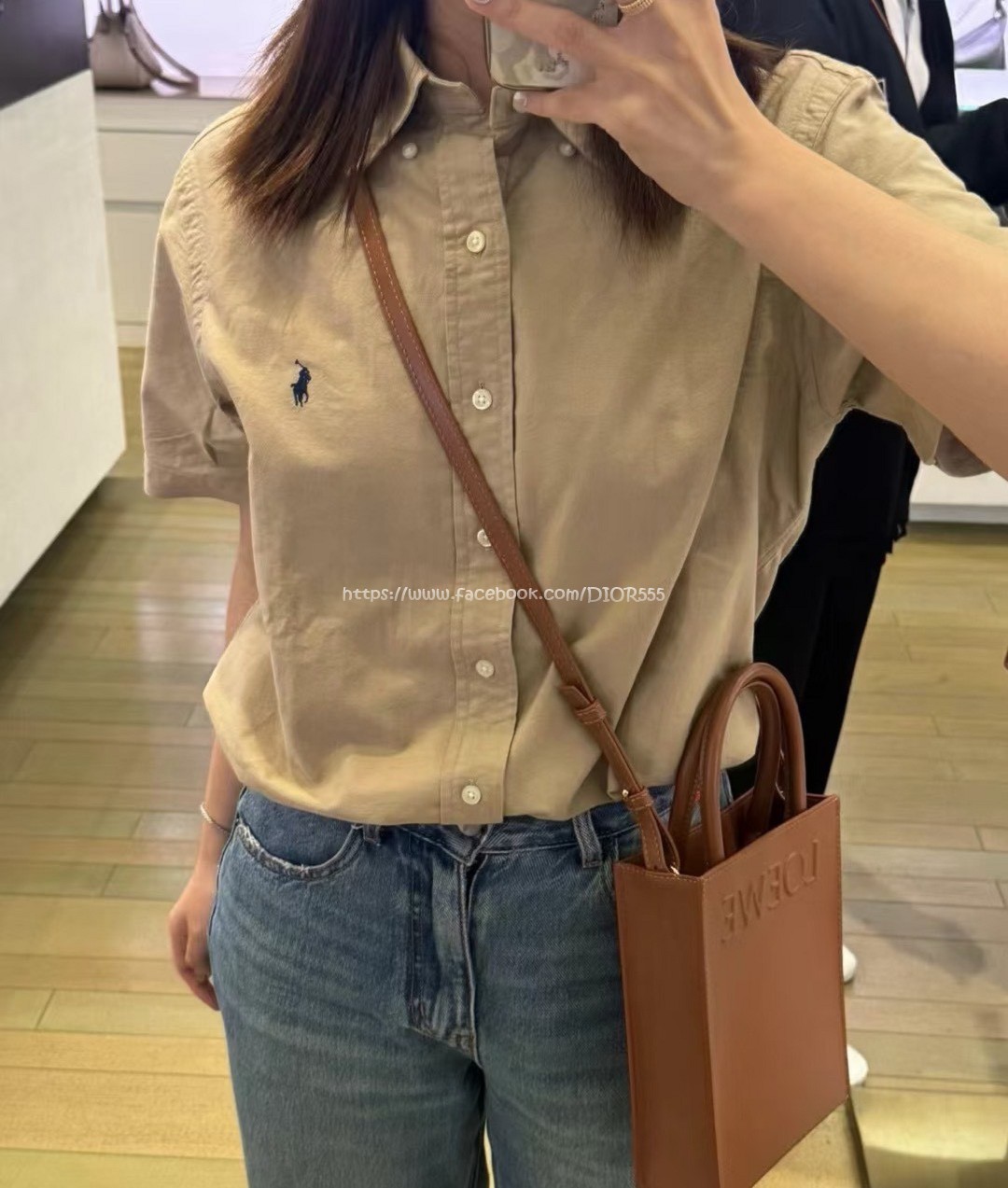 RalphLauren亞麻襯衫