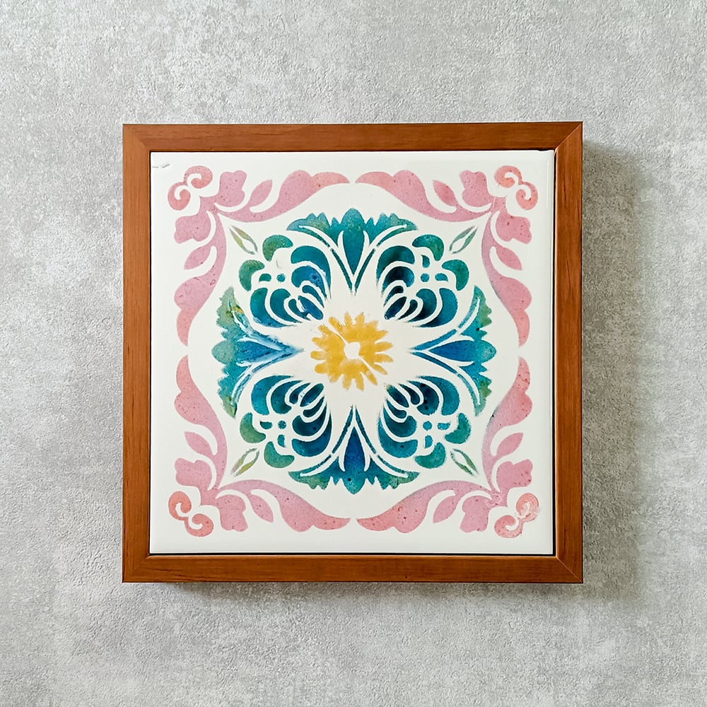 【體驗】台中磁磚隔熱墊拓印初體驗