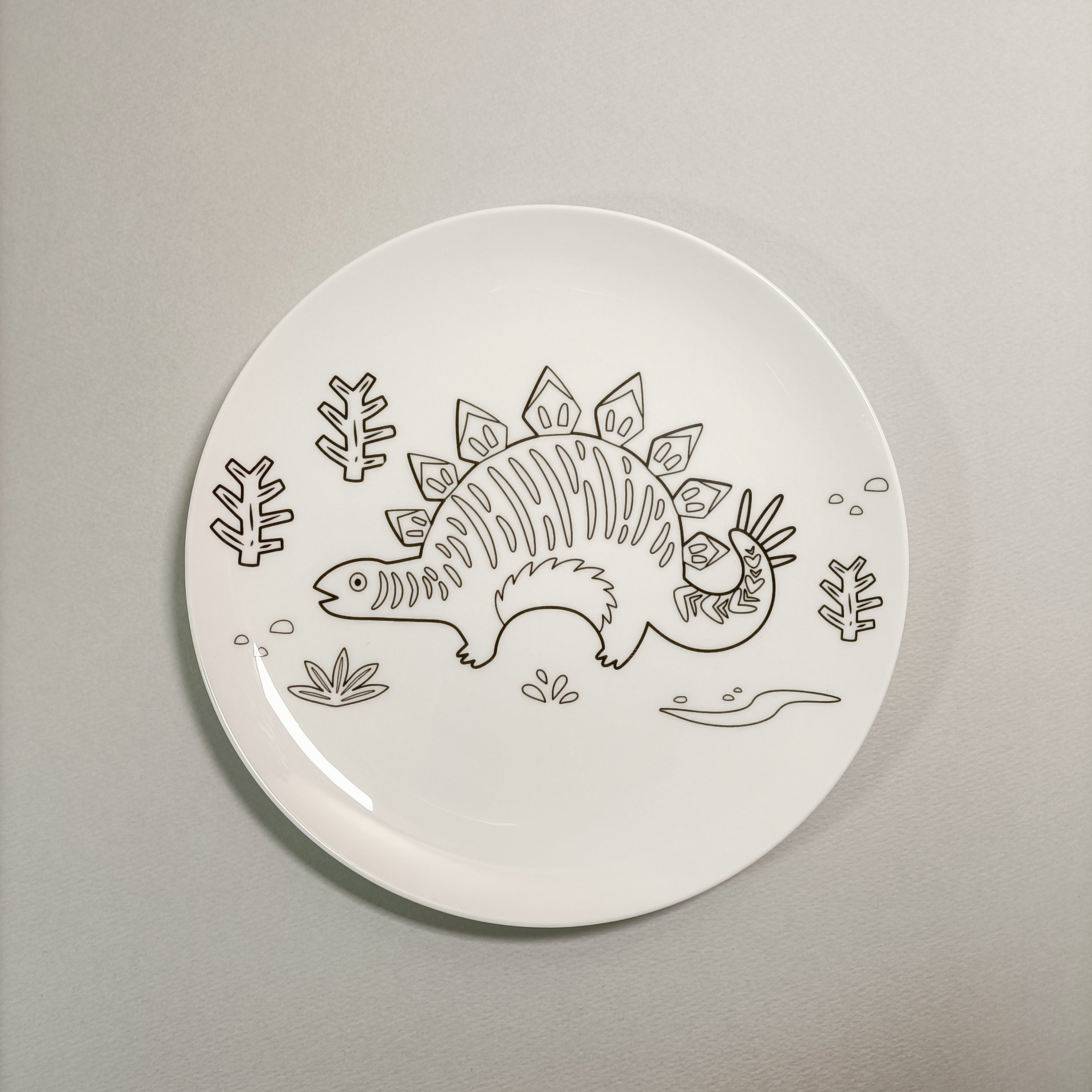 【體驗】台中釉上彩初體驗/三角龍