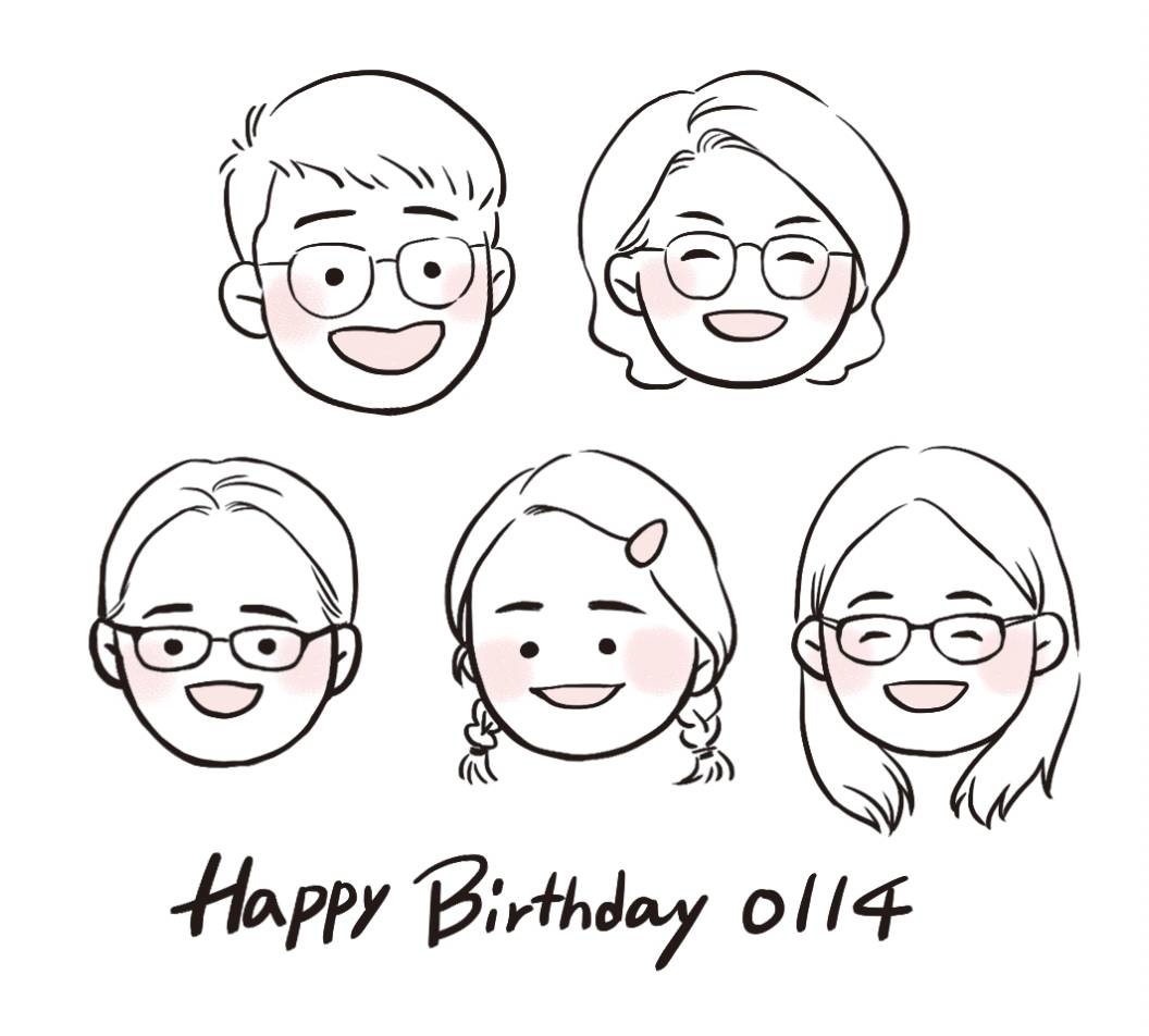 【客製化似顏繪】Ｑ版小頭_金鐘碗