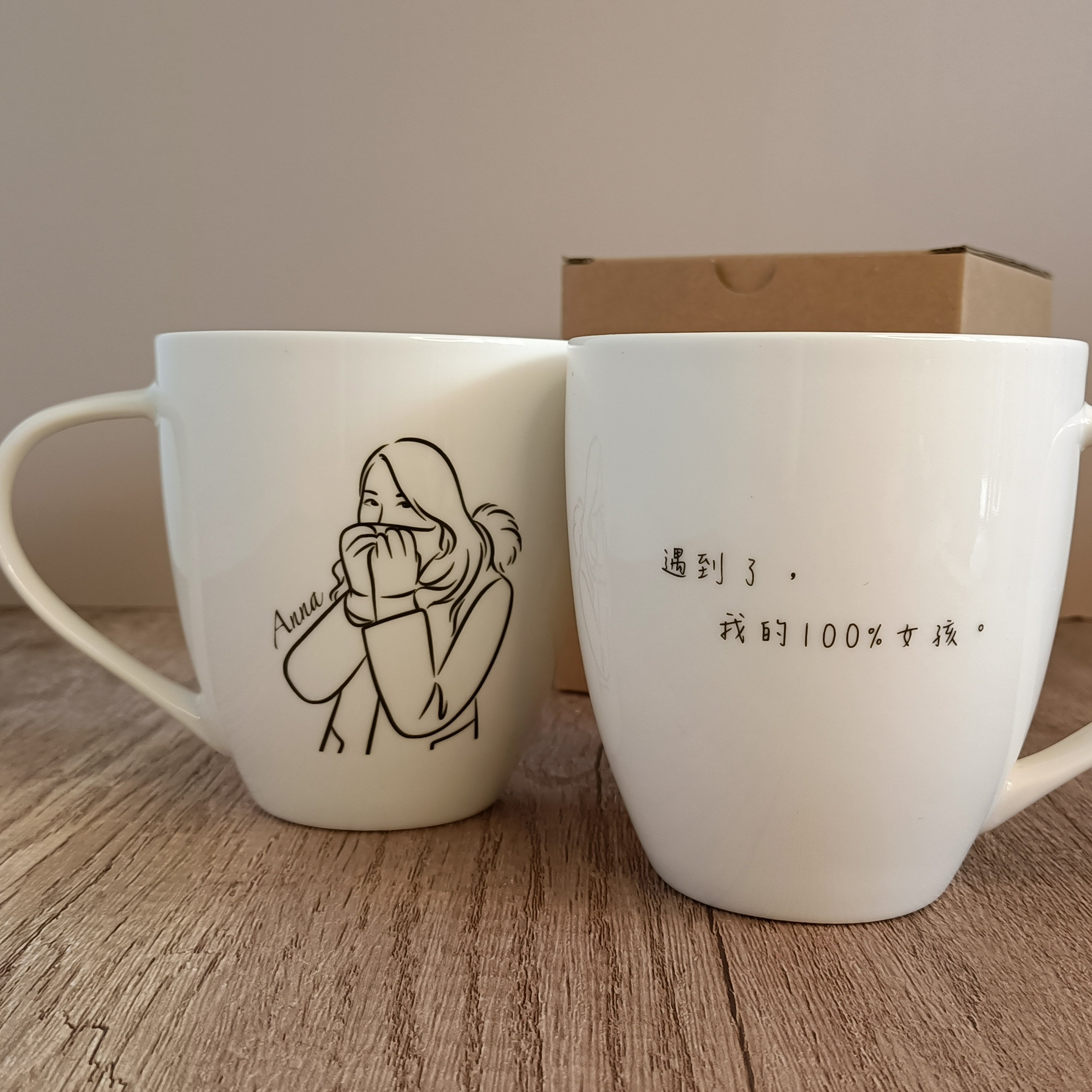 【客製化似顏繪】你也可以變網美＿大杯