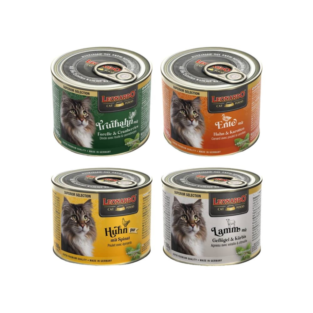 里奧納多 Leonardo 貓薄荷主食罐 無穀 德罐