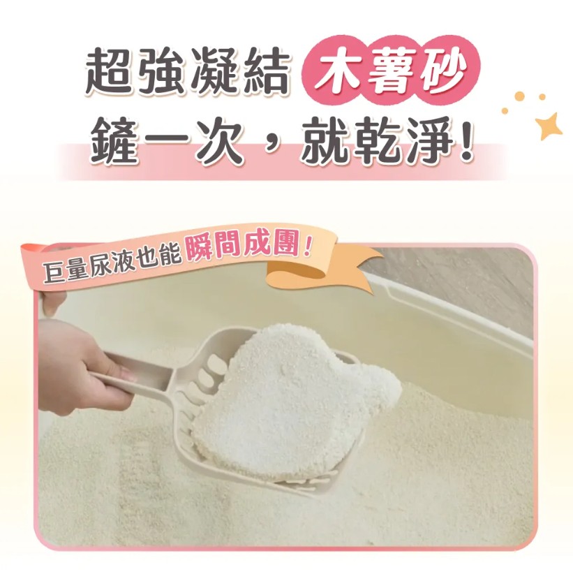 免運｜超凝小姐 0黏底瞬效凝結木薯砂【淡雅奶香】