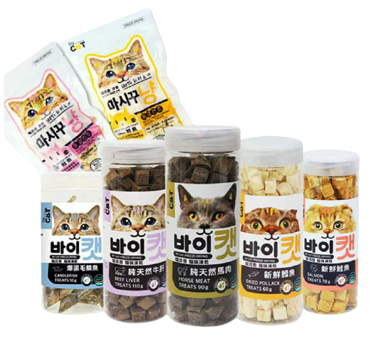 韓國ByCat 喵洽普 貓咪凍乾零食