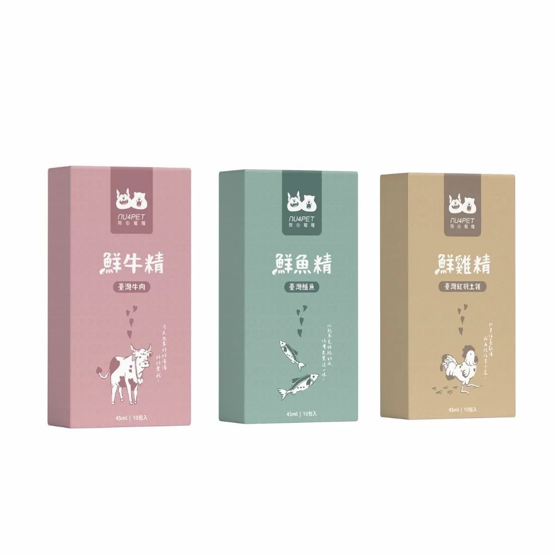 nu4PET陪心寵糧 陪心食補｜鮮三精-犬貓通用